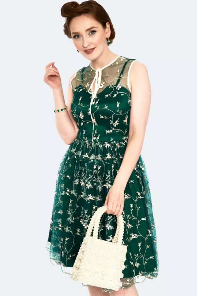 Retro Faux Pearl Top Handle Ladies Bag Vintage Inspired