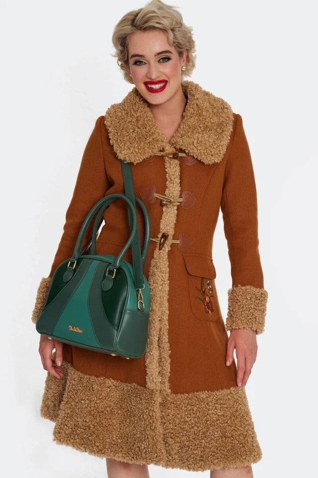 Retro Vintage Green Shoulder Style Bag
