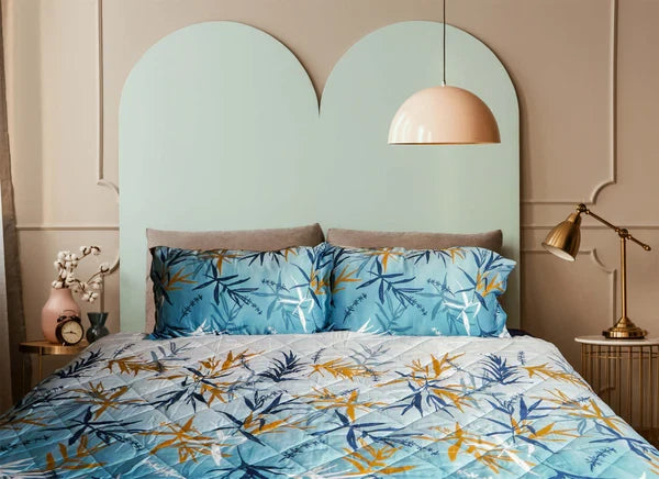 Duvet Quilt Cover Set Premium Quality 100% Cotton Raining Daffodils