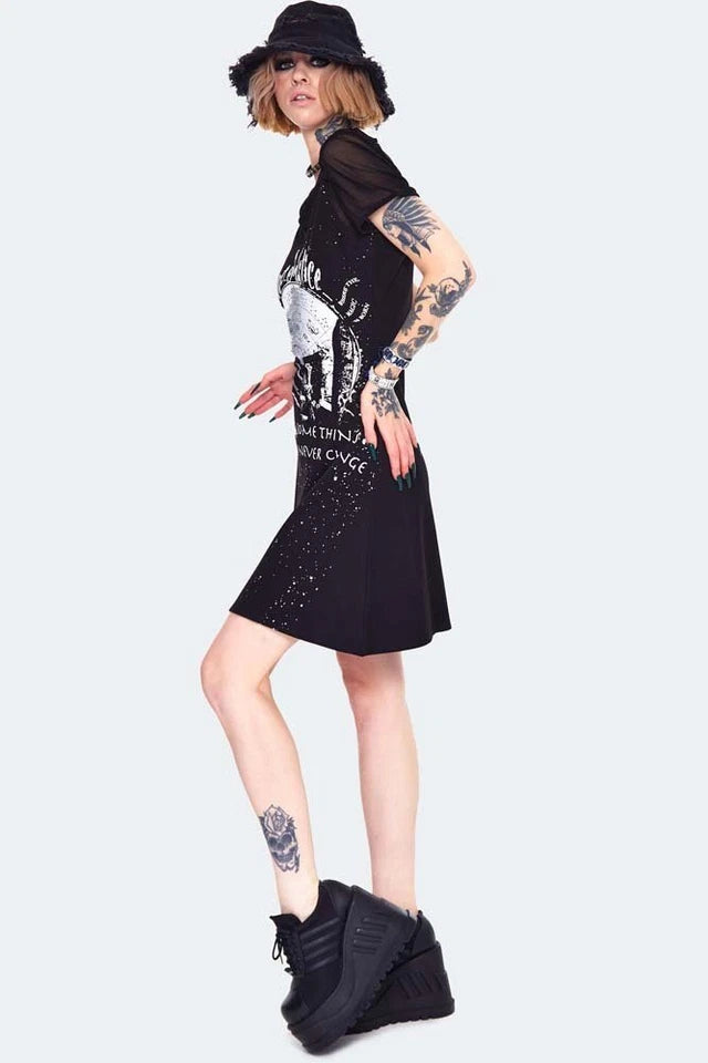 Alternative Style Summer Gothic Solstice Skater Dress