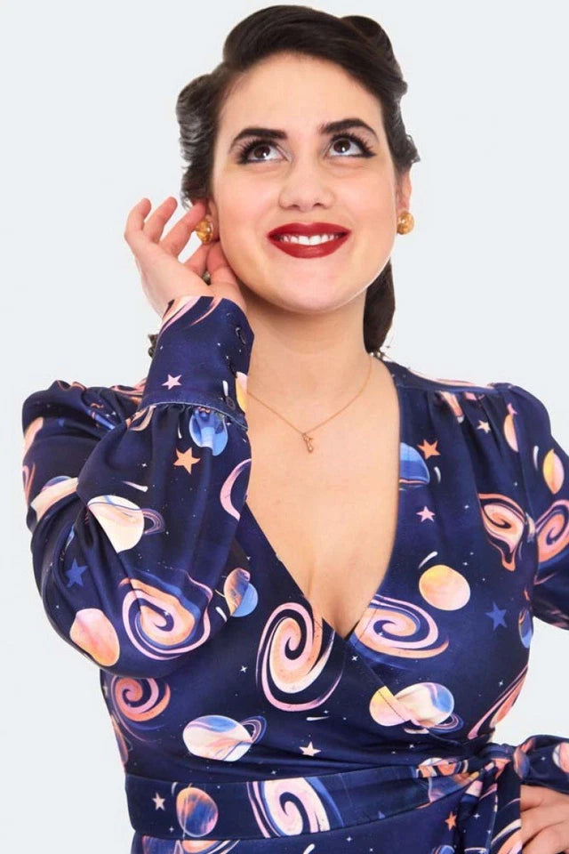 1960S Retro SPACE FLARE Vintage Style DRESS