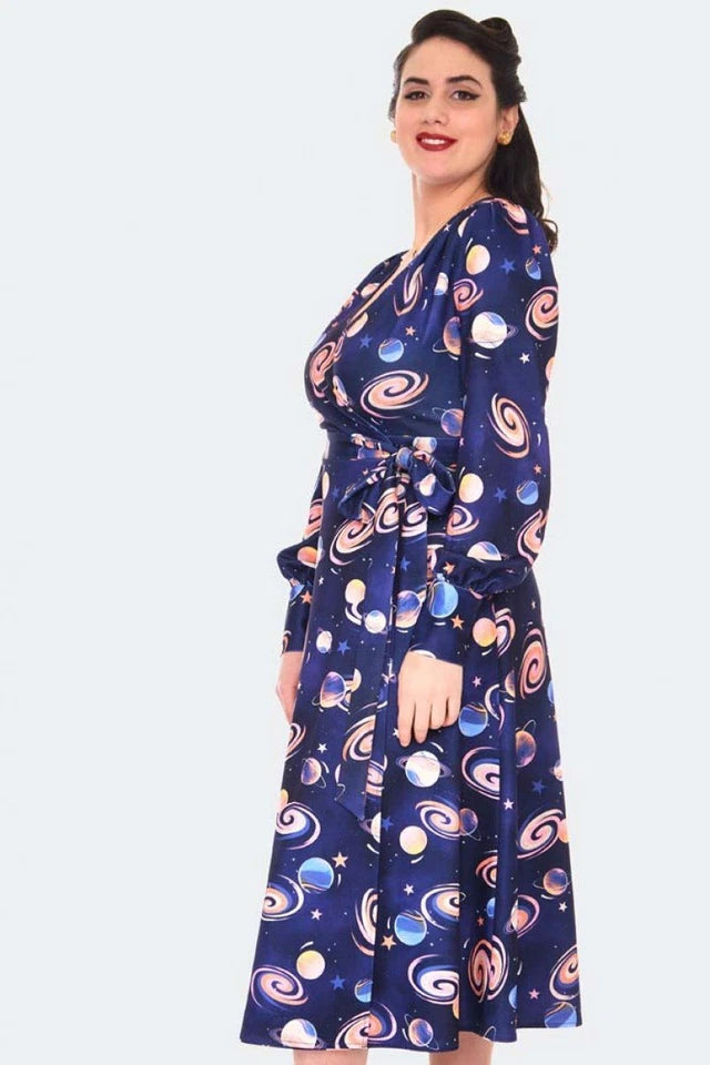 1960S Retro SPACE FLARE Vintage Style DRESS