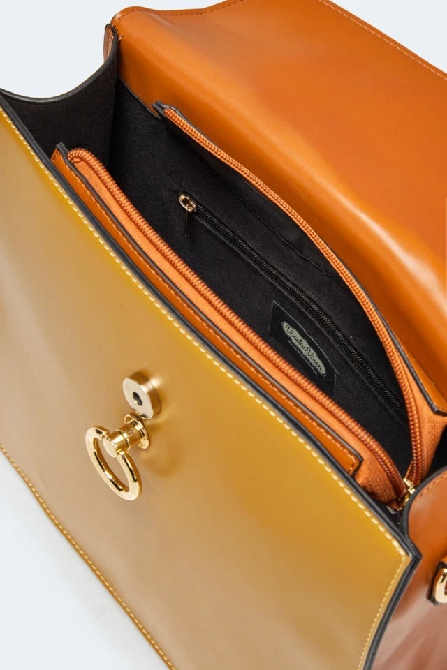 Retro Vintage Bamboo Handle Shoulder Style Bag