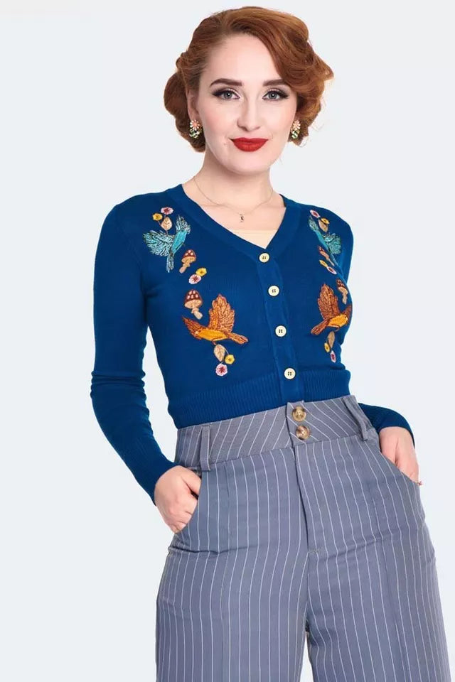 Vintage Style Turn Up Retro Trousers