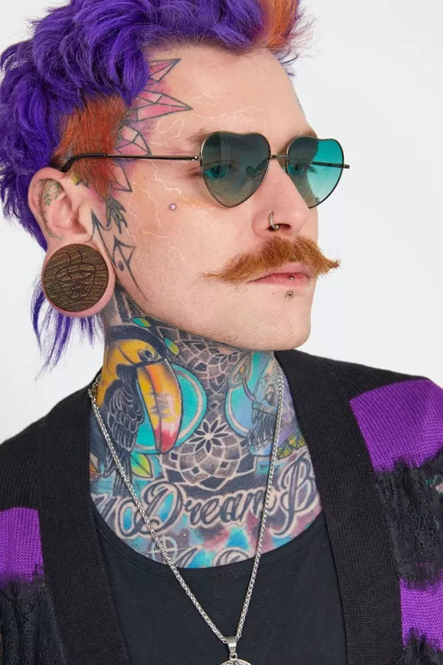 Y2K Shades in Turquoise Unisex Gothic Punk For Sunny Summer days