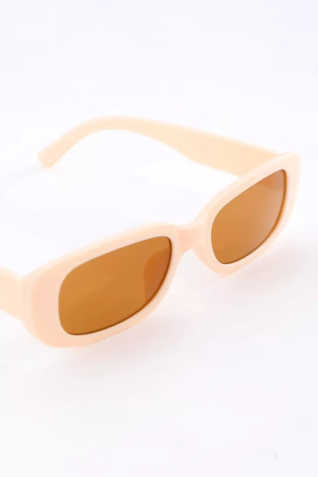 1960's Ladies Cream Sunglasses Vintage style Beach Summer Sunglasses Retro