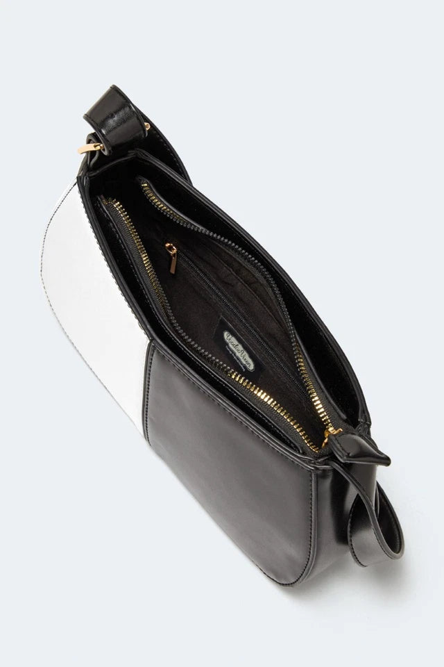 60s Retro Vintage Black And White Shoulder Style Bag
