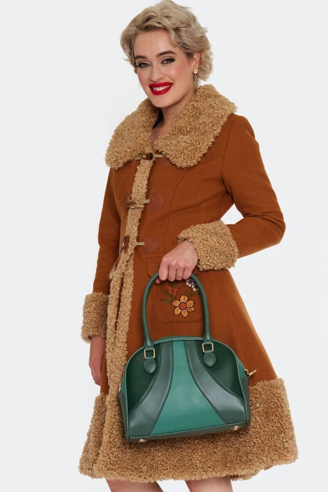 Retro Vintage Green Shoulder Style Bag