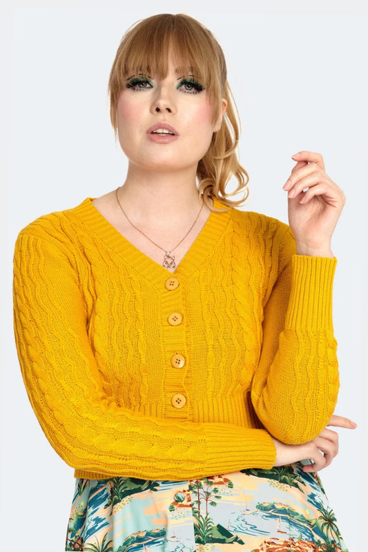 1940s Retro Vintage Style Knit Cardigan