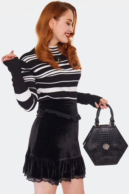Spiderweb Retro Vintage Detail Shoulder Style Bag