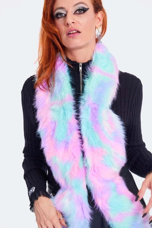 Sweet Enough Gothic Alternative Style Faux Fur Stole