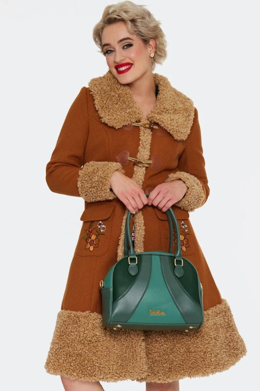 Retro Vintage Green Shoulder Style Bag