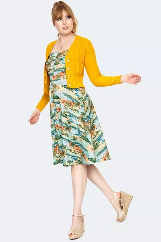 1940s Retro Vintage Style Knit Cardigan