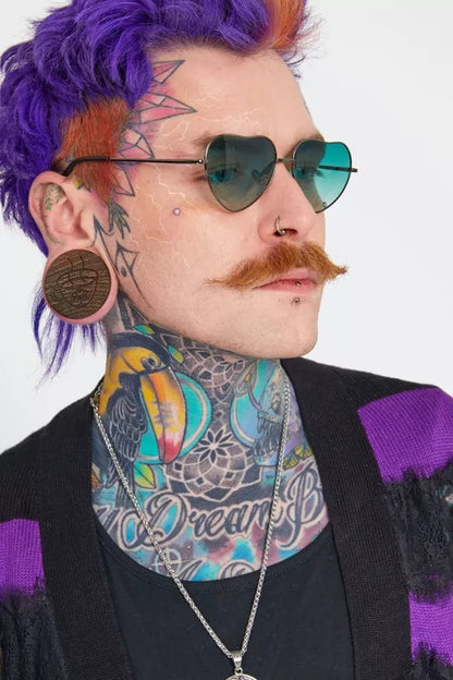 Y2K Shades in Turquoise Unisex Gothic Punk For Sunny Summer days